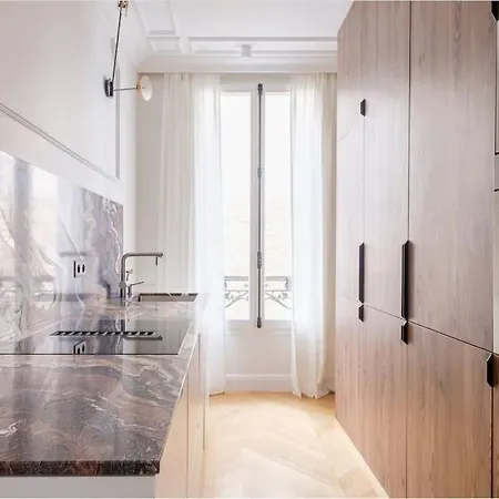 Haussmannien Luxe - 2 Chambres, Champs-elysees Apartment Paris